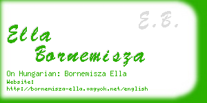 ella bornemisza business card
